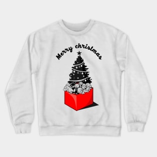 Merry Christmas for pug's Crewneck Sweatshirt